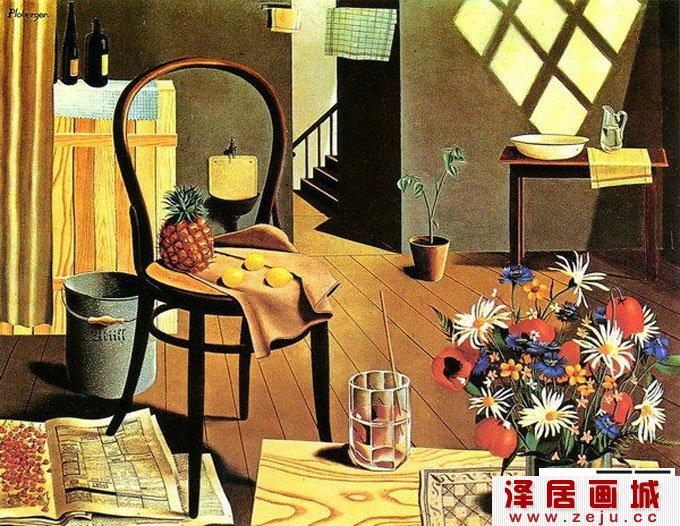 静物 赫伯特普洛伯格-油画-世界名画欣赏