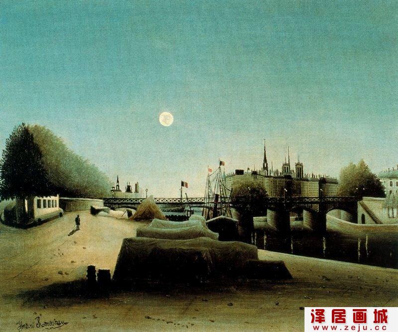 卢梭乡村风景画