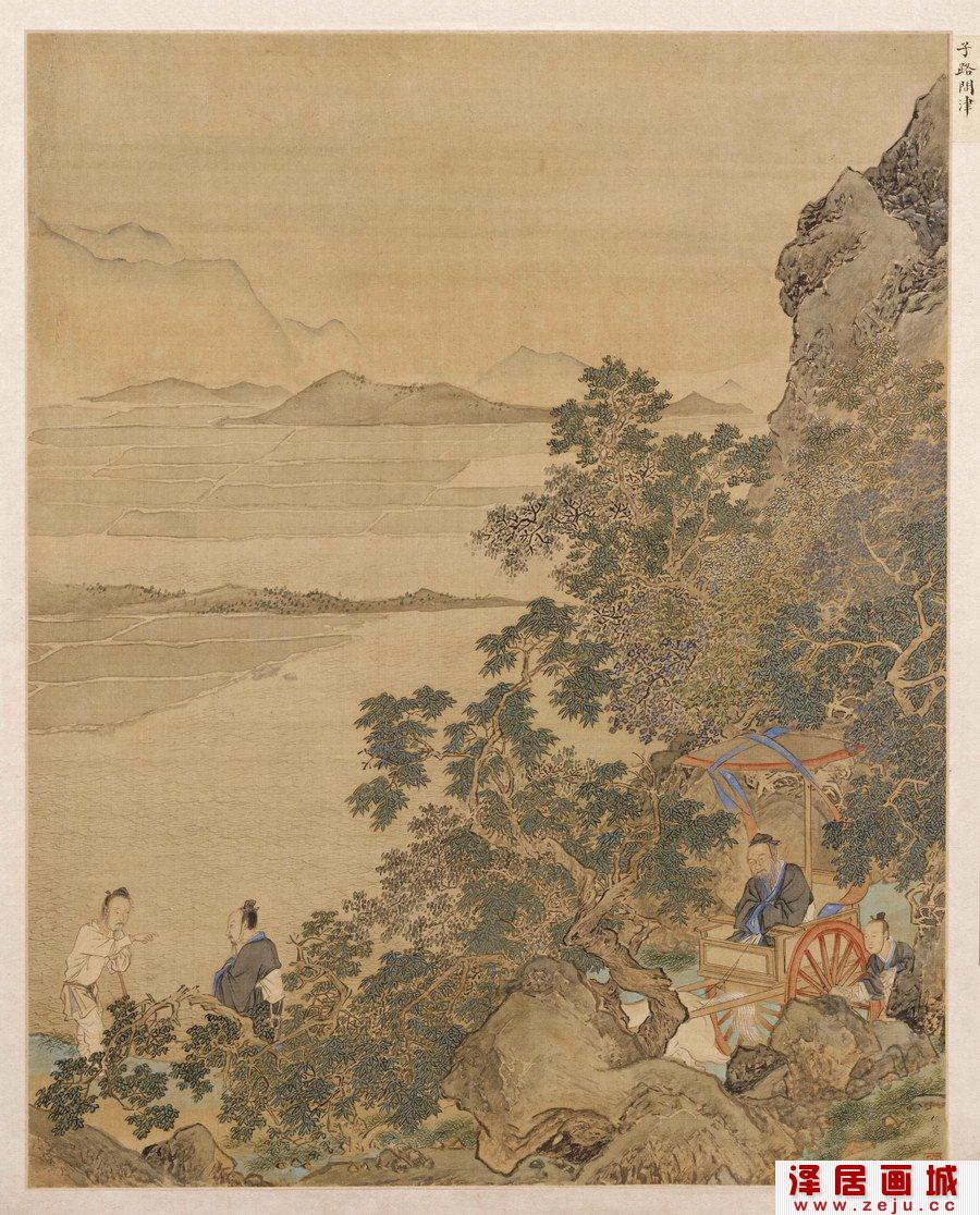 《人物故事图》册·贵妃晓妆