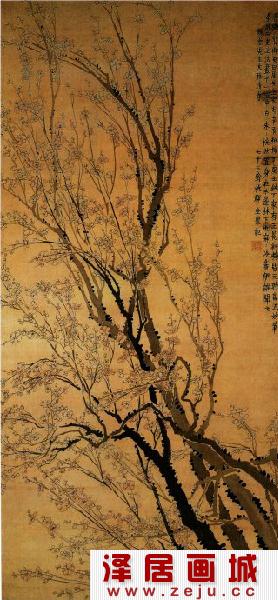 金农红绿梅花图
