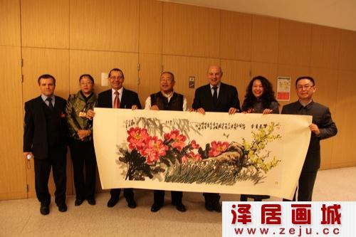都本基书画艺术巡展及少儿才艺展法国发布会