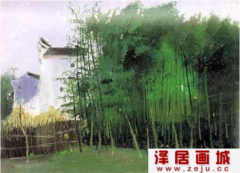吴冠中笔下春天的树