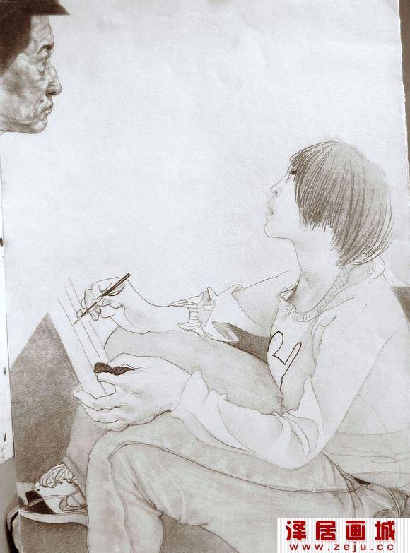 素描表现物体质感