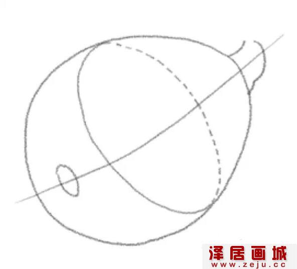两只枇杷彩色铅笔画教程