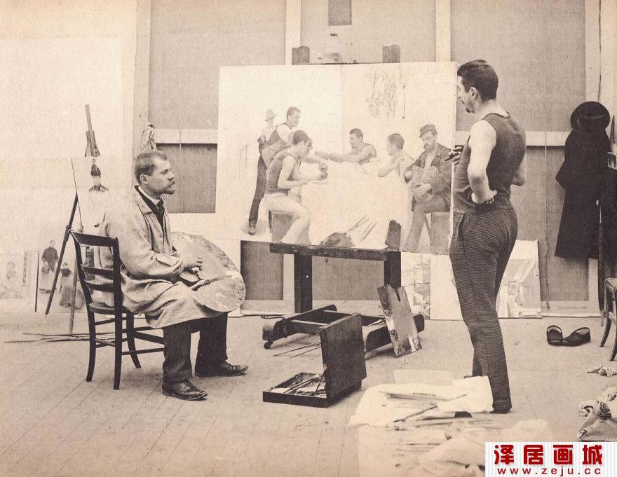 艺术家艾米尔的工作室