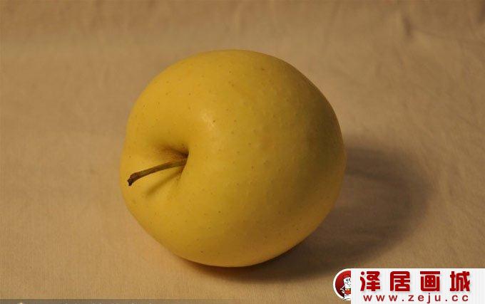 苹果的明暗素描写生图文教程参考照片