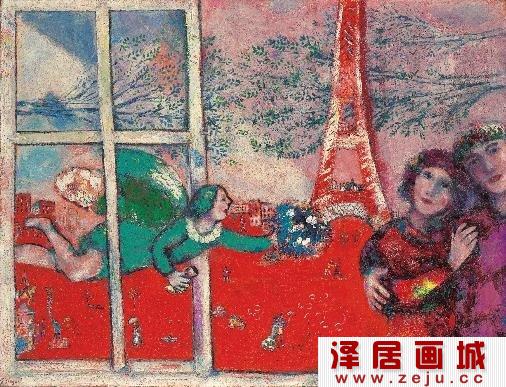 艾菲尔铁塔前的新人