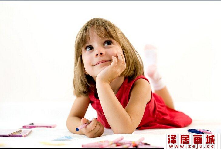 幼儿学画画的幻想