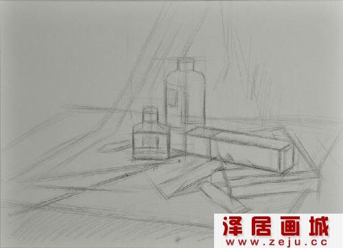 静物素描写生教程