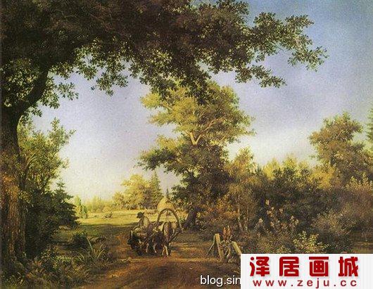 伊凡·伊凡诺维奇·希施金油画赏析