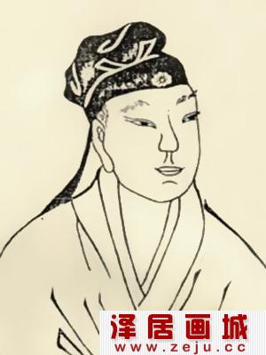 北宋五代画家董源画像