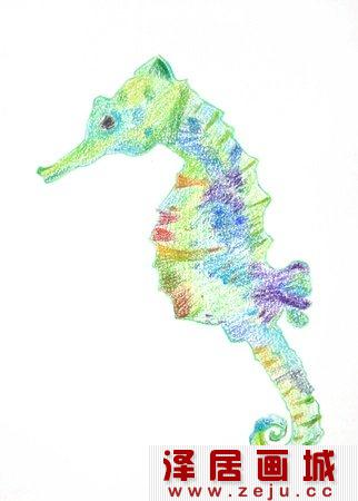 如何画海马