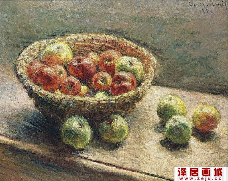 莫奈色彩静物画