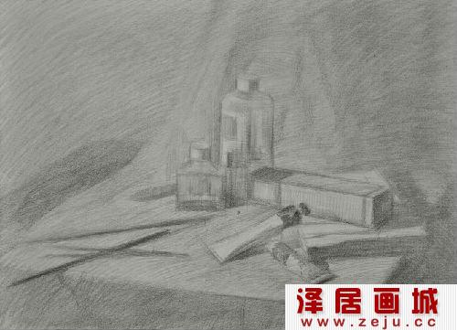 静物素描写生教程