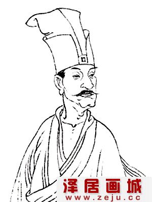 南宋画家夏圭画像
