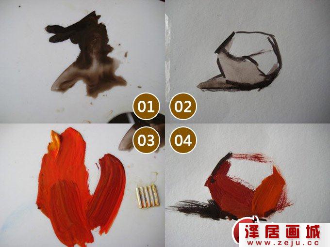 学画橘子水粉画，简单桔子水粉画图文教程1