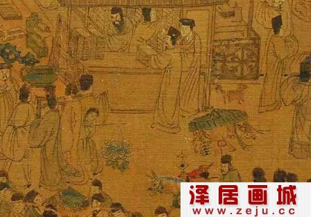 明代《上元灯彩图》 局部