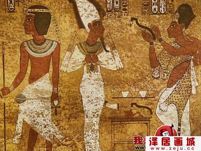 古埃及壁画欣赏:法老的三个形象
