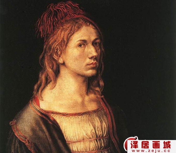 德国著名版画家丢勒的画像