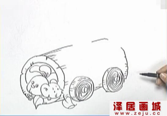 儿童画：森林里的动物