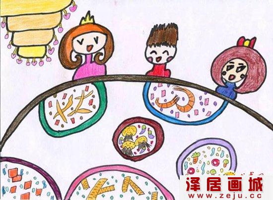 郭子琪春节手绘图