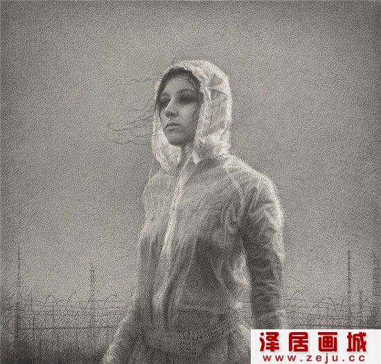 唯美人物形象素描
