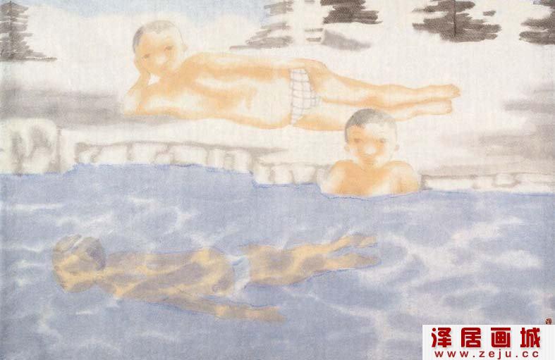 田黎明的光效效果绘画作品