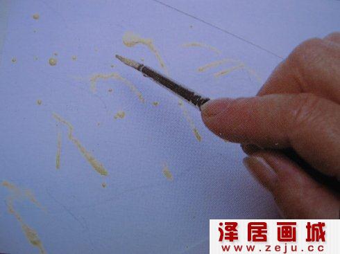 雪景水彩画教程步骤详解