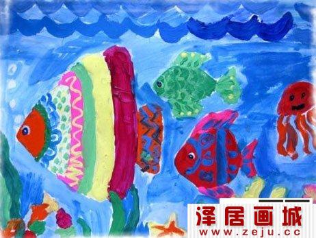 小学生原创水粉画作品欣赏