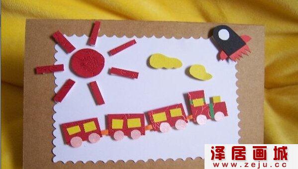 幼儿手工制作贺卡