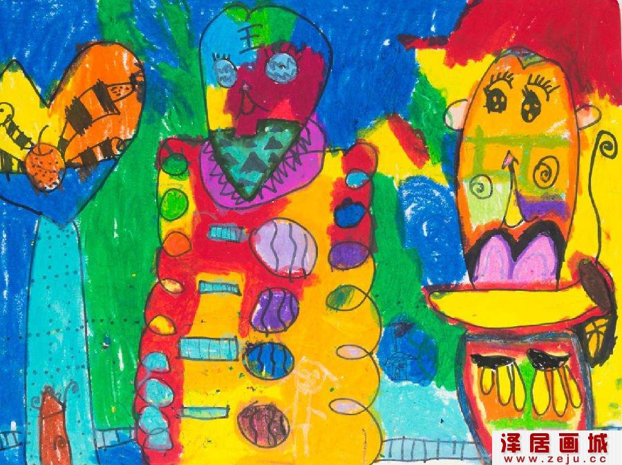“追逐梵高”少儿绘画大赛作品