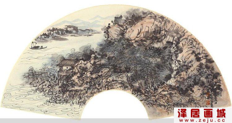 吴子英国画作品