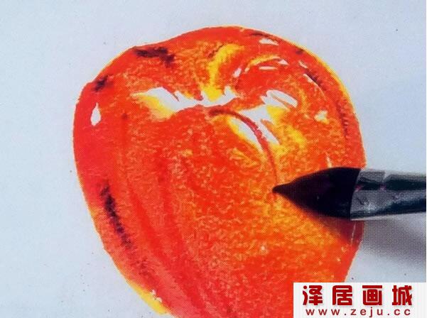 水彩画苹果教程详解