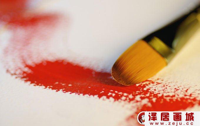 水粉画笔，水粉画