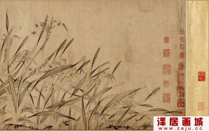 赵孟坚《墨水仙图》长卷一