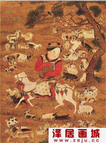 宋 苏汉臣 开泰图轴 99×67.5cm 台北故宫博物院藏