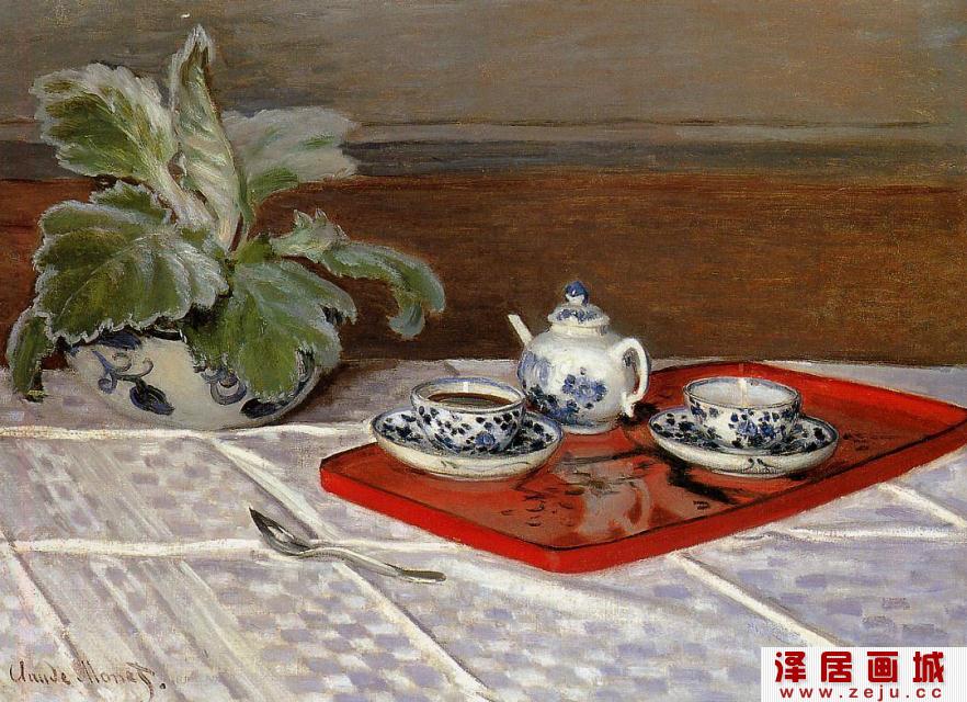 莫奈色彩静物画