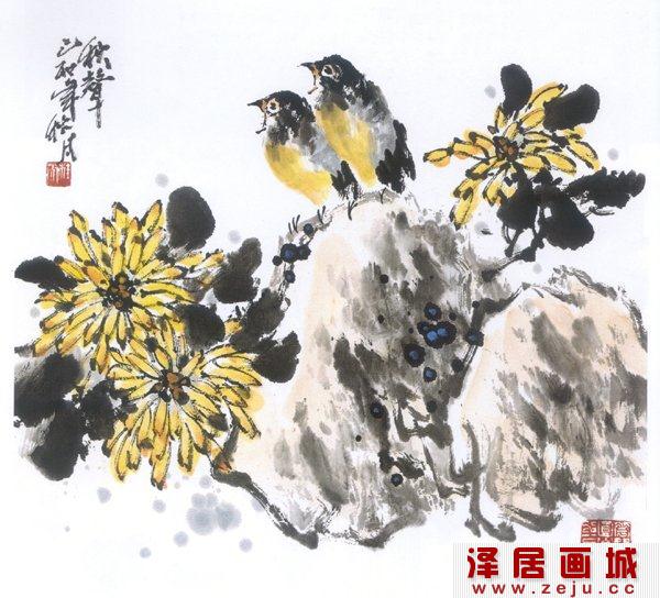 中国花鸟画与水墨画的画法