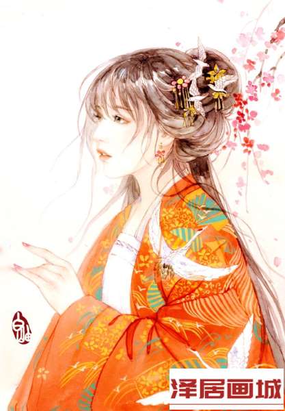 水彩古风美女手绘步骤，手把手教你给古风人物上色