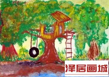 儿童画我们的节日创意