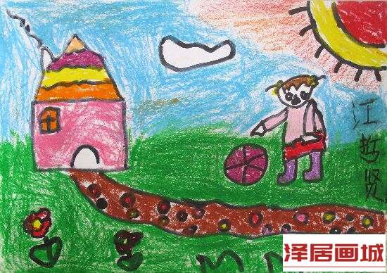 儿童画我在春天里游戏