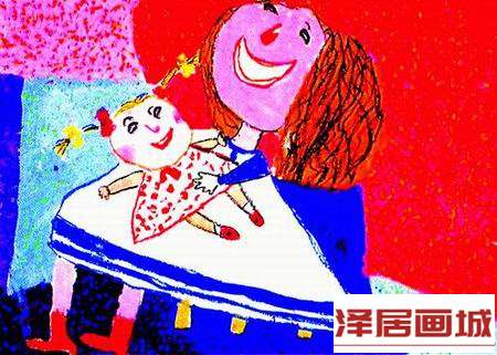 儿童画生活需要感恩