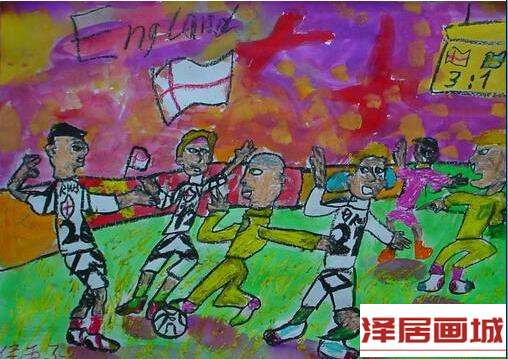儿童画球赛进行时