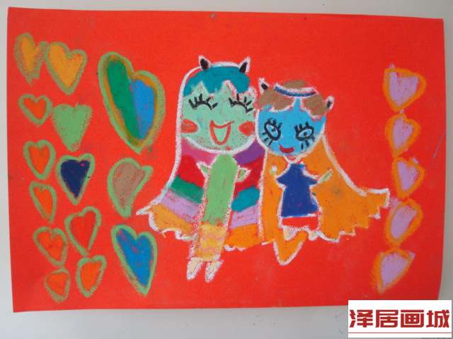 儿童画我们都是魔法师