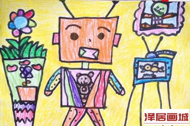儿童画智能机器人