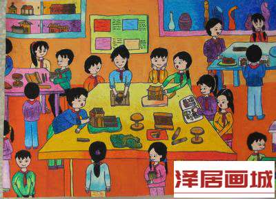 儿童画施展老师