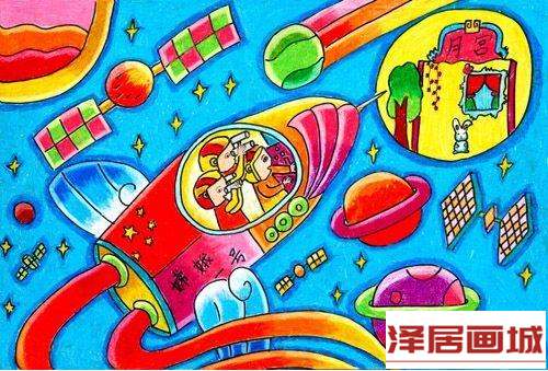 儿童画国庆好事连连