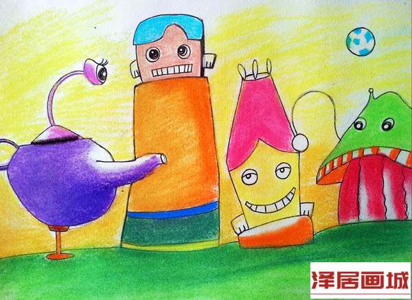 儿童画神奇的世界