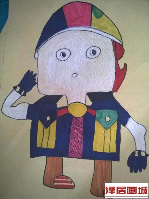 儿童画我是小冒险家