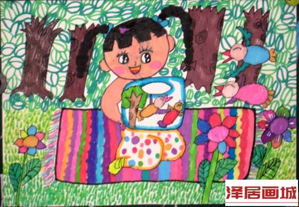 儿童画在家真开心